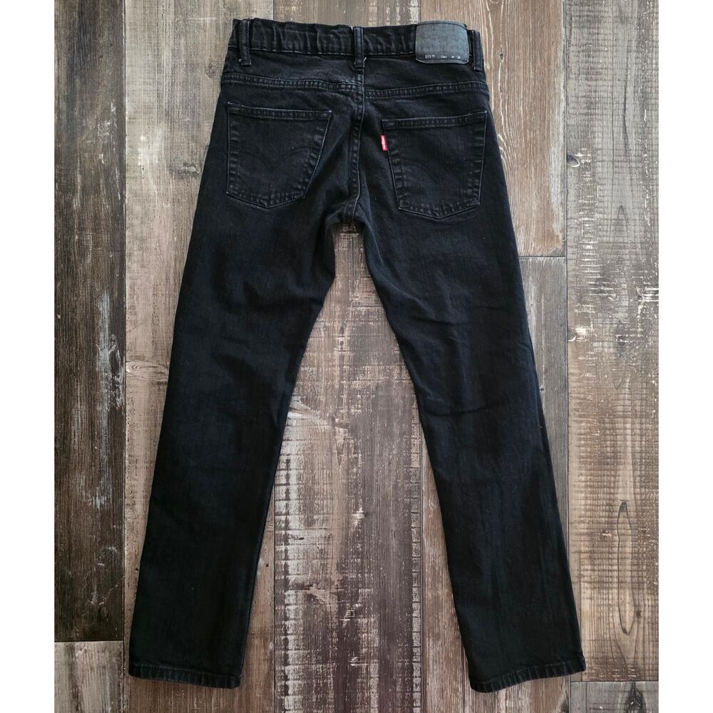 Levi's 511 Slim Black Denim Jeans Kids Size 12R